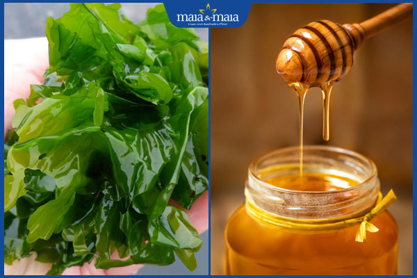 rong biển và mật ong