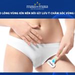 sau khi cạo lông vùng kín nên bôi gì