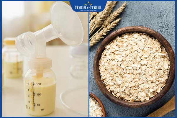 sữa mẹ bột yến mạch