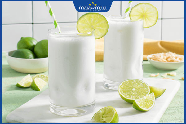 sữa tươi và chanh