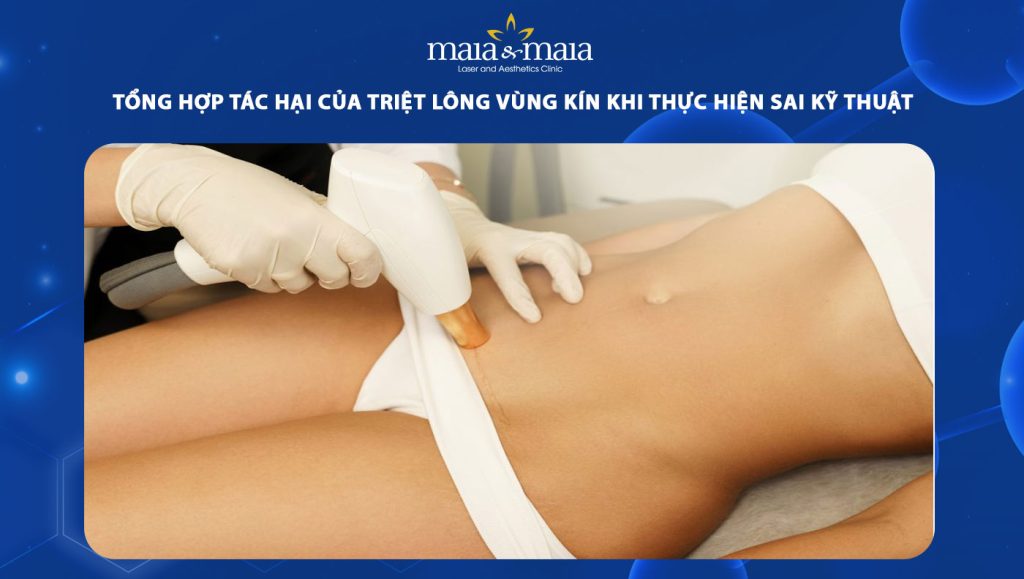 tác hại của triệt lông vùng kín