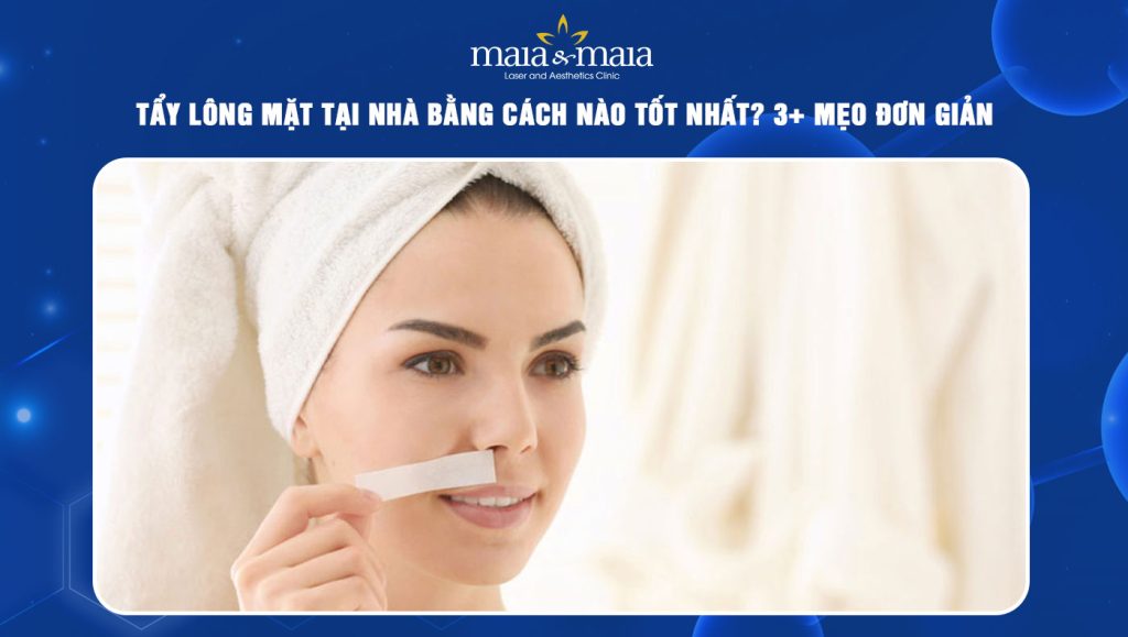 tẩy lông mặt tại nhà