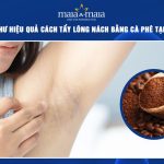 tẩy lông nách bằng cà phê