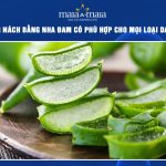 tẩy lông nách bằng nha đam