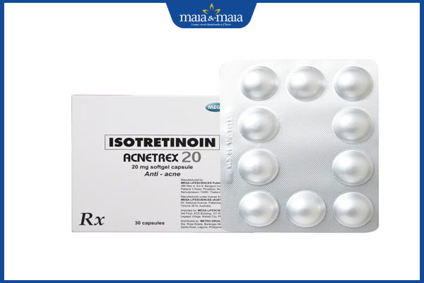 Uống Isotretinoin có được triệt lông không? Lưu ý chăm sóc da và lông khi đang uống Isotretinoin 2 thuốc isotretinoin