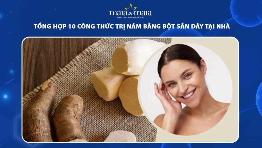trị nám bằng bột sắn dây