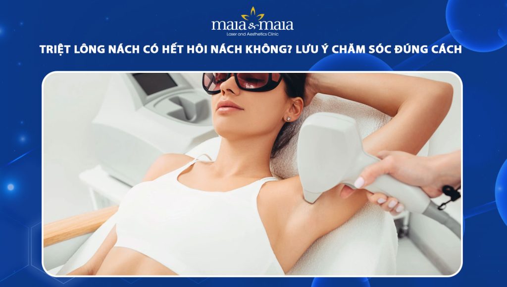 triệt lông nách có hết hôi nách không