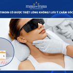uống isotretinoin có được triệt lông không