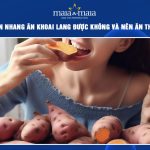 bắn tàn nhang ăn khoai lang được không