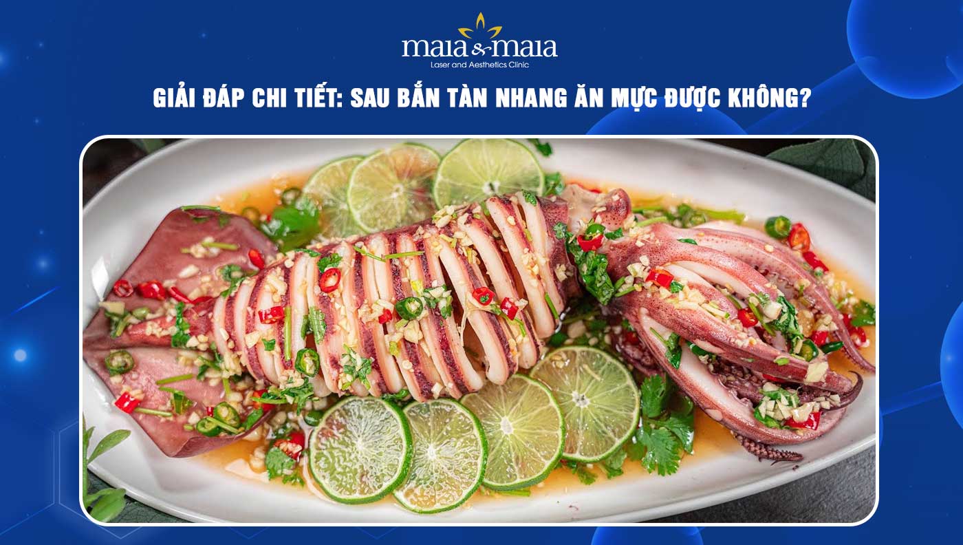 bắn tàn nhang ăn mực được không