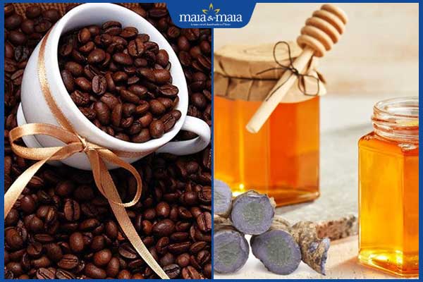 cà phê và mật ong