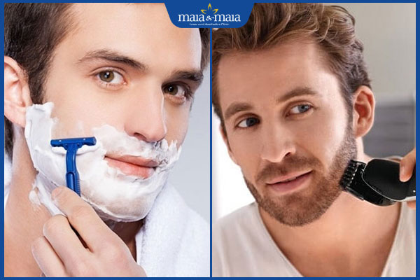 Nên dùng máy cạo râu hay dao cạo râu? Phương pháp triệt râu vĩnh viễn cho nam giới 2 cạo râu bằng dao và bằng máy