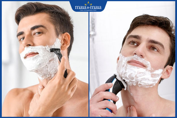 Nên dùng máy cạo râu hay dao cạo râu? Phương pháp triệt râu vĩnh viễn cho nam giới 3 cạo rây bằng máy hay bằng dao