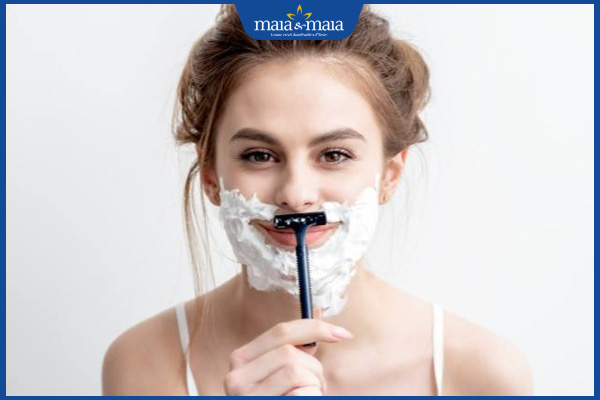 cạo ria mép tại nhà hiệu quả tạm thời