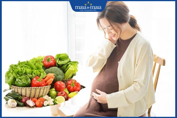 chế độ ăn giảm nám mẹ bầu
