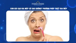 con gái triệt ria mép có sao không