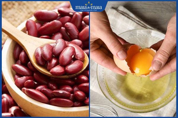 Bật mí 5 cách trị nám bằng đậu đỏ hiệu quả, đơn giản tại nhà 4 đậu đỏ và lòng trắng trứng