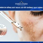 điều trị nám da bằng axit kojic