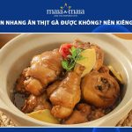 đốt tàn nhang ăn thịt gà được không