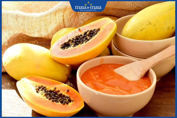 Gợi ý 8 công thức mặt nạ trị nám thiên nhiên hiệu quả được yêu thích 4 đu đủ