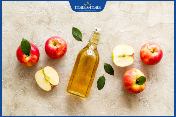 giấm táo xóa nám