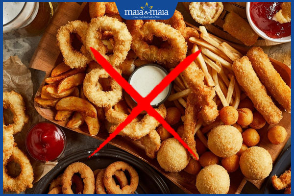 không ăn đồ chiên rán