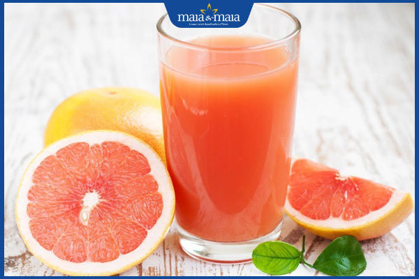Gợi ý các loại nước ép trị nám, làm sáng mịn da lành tính 2 nước ép bưởi
