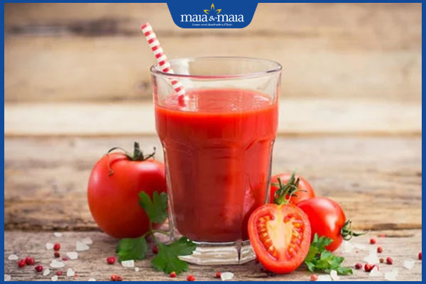 Gợi ý các loại nước ép trị nám, làm sáng mịn da lành tính 3 nước ép cà chua