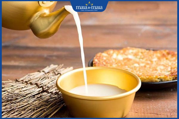 rượu gạo trị nám