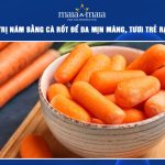 trị nám bằng cà rốt