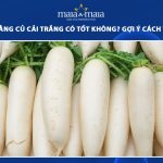 trị nám bằng củ cải trắng