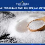 trị nám bằng muối biển