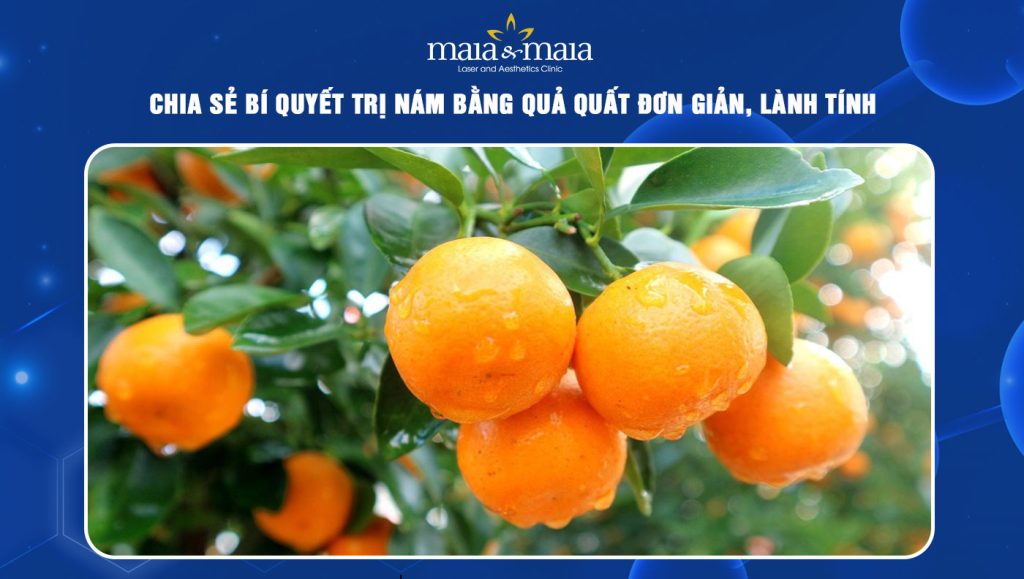 trị nám bằng quả quất