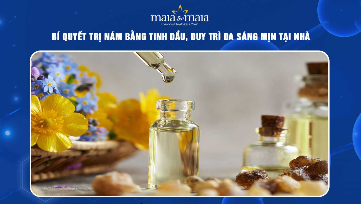 trị nám bằng tinh dầu