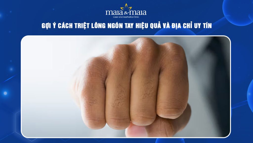 triệt lông ngón tay