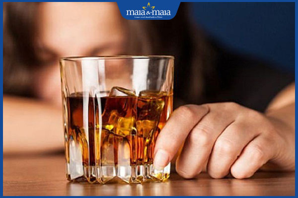 uống rượu bia khiến da thâm lâu