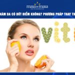 vitamin C trị nám da