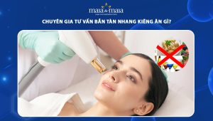 bắn tàn nhang kiêng ăn gì