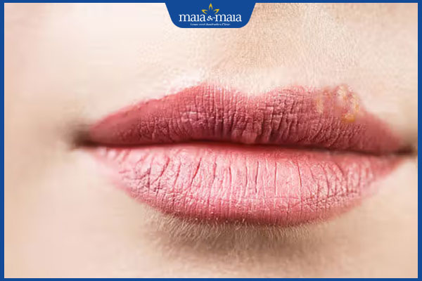 mụn rộp ở môi