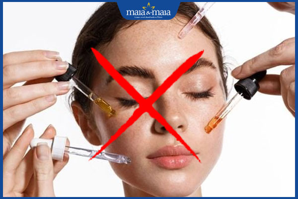 ngưng dùng sản phẩm dưỡng da