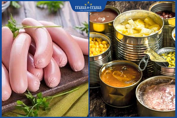 Thực phẩm làm sạm da nên tránh và bí quyết để da sáng mịn 4 thực phẩm chứa chất bảo quản