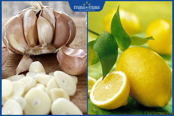 tỏi và chanh