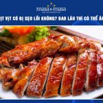 ăn thịt vịt có bị sẹo lồi không