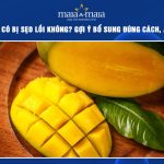 ăn xoài có bị sẹo lồi không