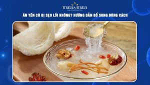 ăn yến có bị sẹo lồi không