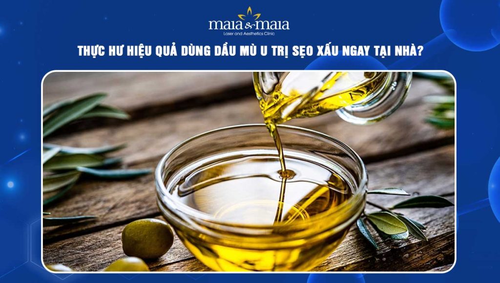 Thực hư hiệu quả dùng dầu mù u trị sẹo xấu ngay tại nhà? 1 dầu mù u trị sẹo