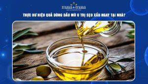 dầu mù u trị sẹo
