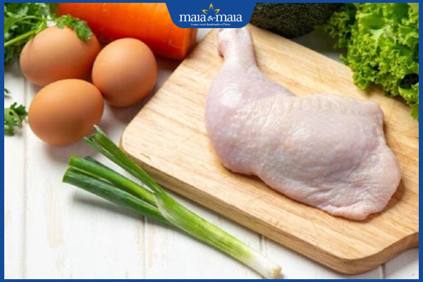 Ăn bắp có bị sẹo lồi không? Hướng dẫn chăm sóc da 3 không ăn trứng và thịt gà