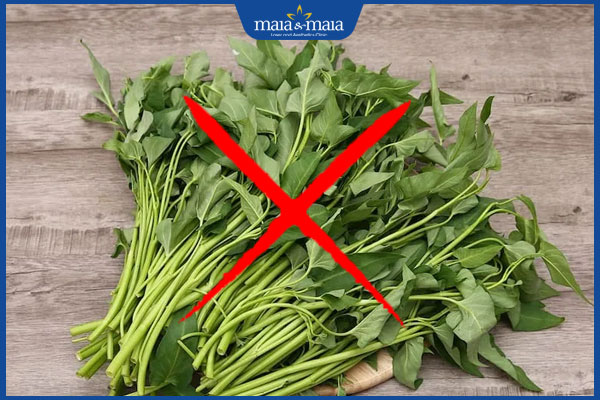 kiêng rau muống