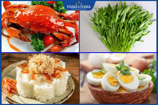 thực phẩm nên kiêng ăn